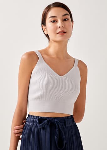 Alla Knitted Cropped Top