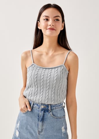 Rylee Cable Knit Relaxed Top