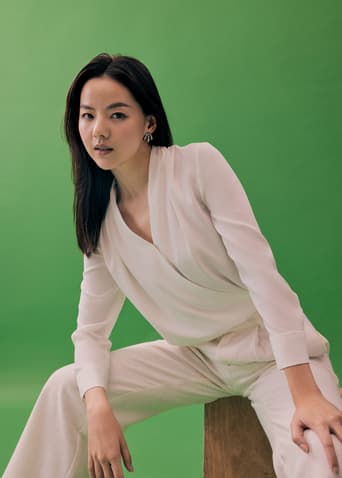 Ada Satin Wrap Blouse