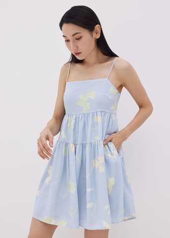 Perrie Tiered Dress in Springday Dream