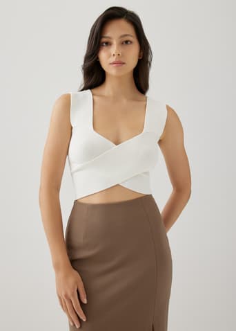 Febby Knit Reversible Crop Top