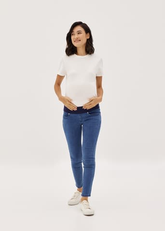 Joanna Maternity Denim Elastic Jeans