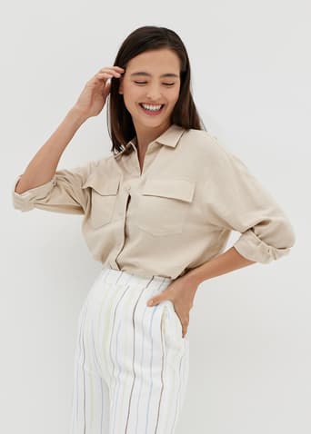 Hilson Linen Oversized Shirt