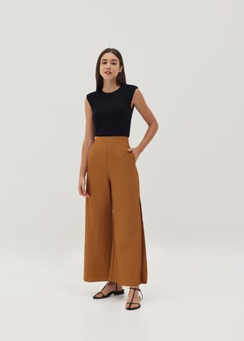 Zaylie Side Slit Pants