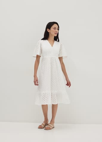 Casual white 2025 frocks