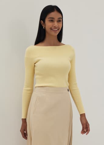 Kamil Ribbed Knit Top