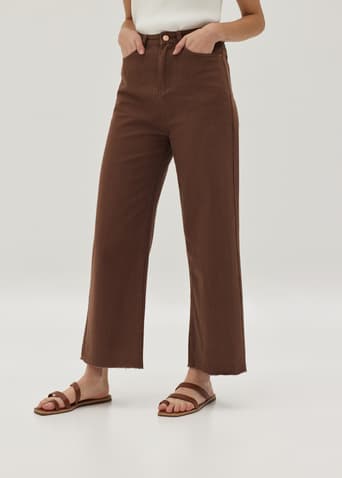 Brinley Ankle Length Straight Leg Pants