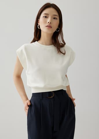 Harlene Elasticated Crop T-shirt