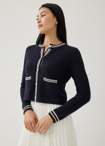 Alohi Textured Knit Cardigan