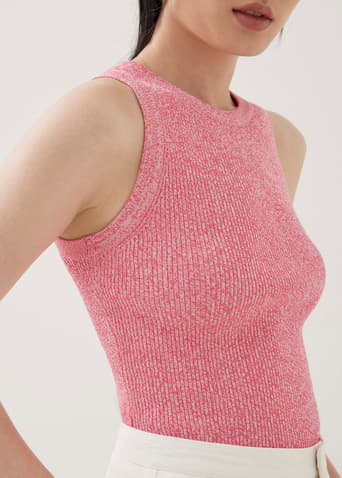 Indie Fitted Knit Tank Top
