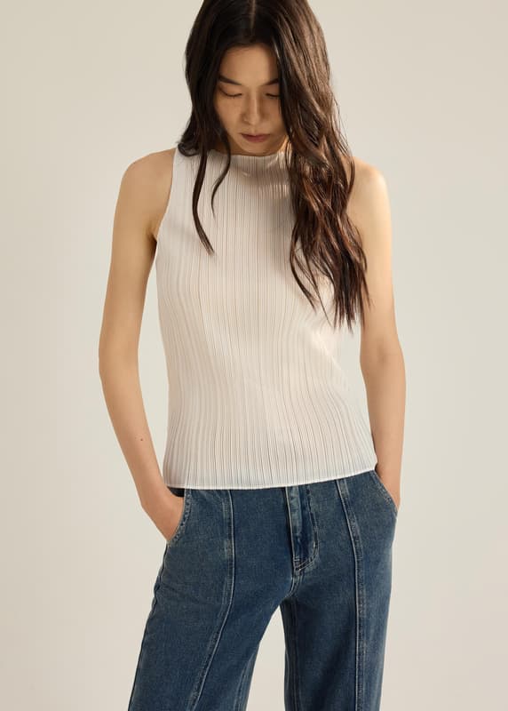 Sora Multi-way PlissÃ© Tank | Love, Bonito SG