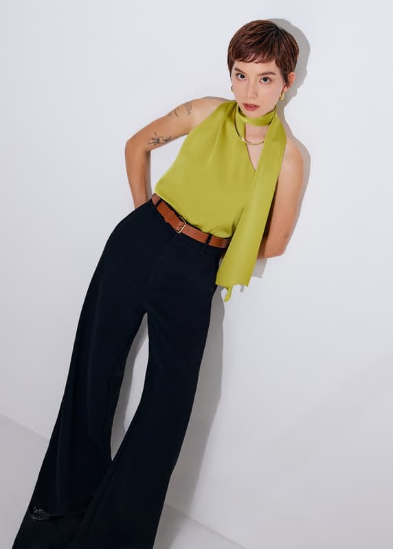 Kana Multi-way Front Sash Satin Top | Love, Bonito SG