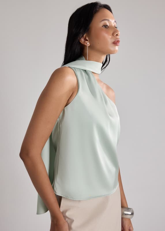 Kana Multi-way Front Sash Satin Top | Love, Bonito INTL