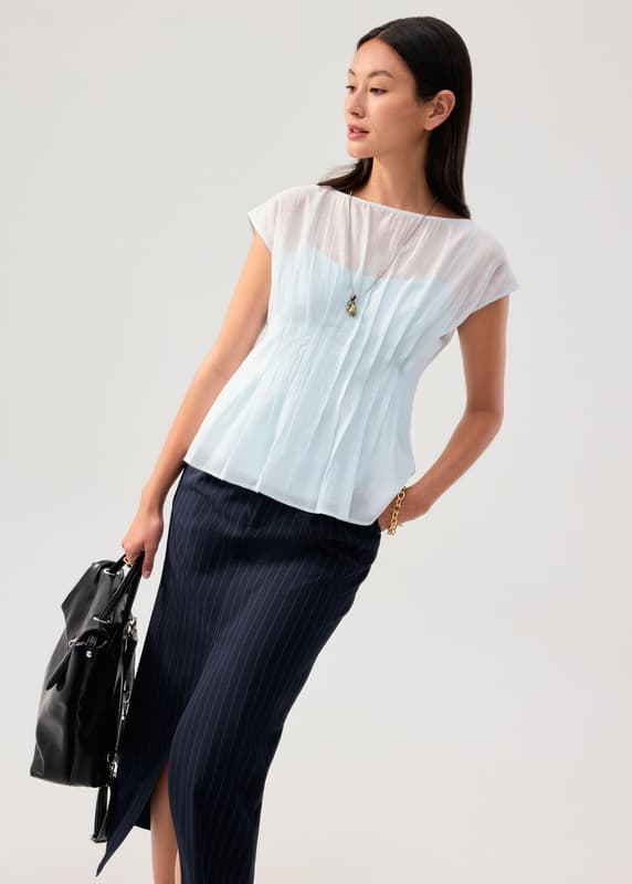 Camille Pintuck Boat Neck Top | Love, Bonito INTL