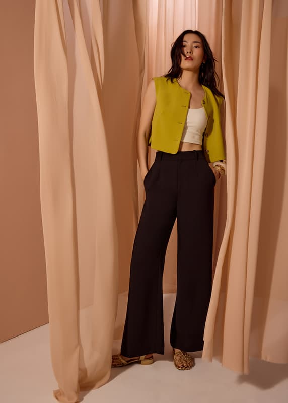 Leggy™ Yuna Super High Waist Tailored Pants | Love, Bonito INTL