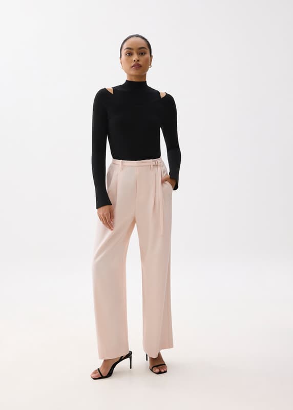 Leggy™ Mayumi Elastic Pleated Wide Leg Pants | Love, Bonito ID