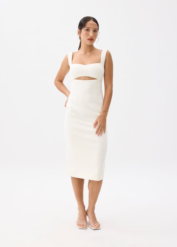 love bonito geordie midi dress Padded Bustier Fit & Flare Midi Dress