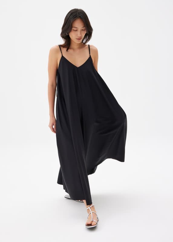 Abigail Trapeze Camisole Midaxi Dress | Love, Bonito SG