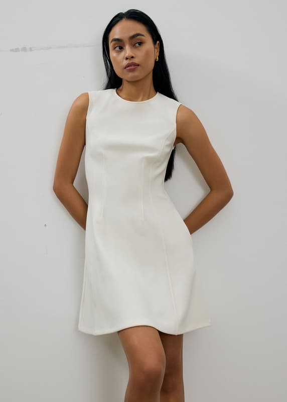 Hera Classic Panelled A-line Mini Dress | Love, Bonito HK