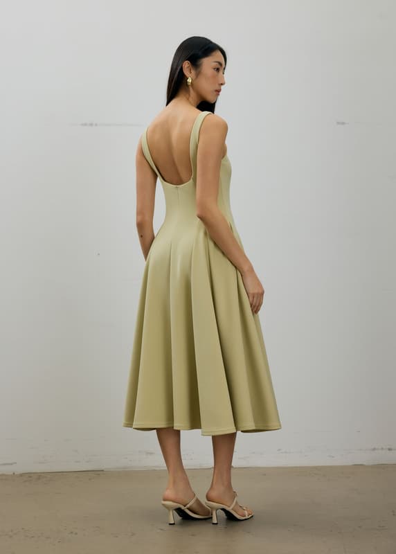 BraFree by LB Reina Ballerina Midi Dress