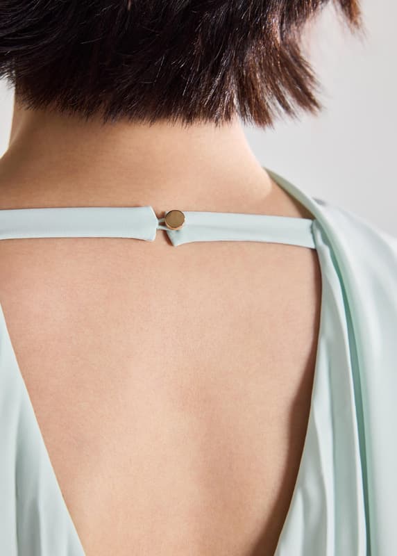Muri Multi-way Sunray Pleated Dress With Sash - Image 4