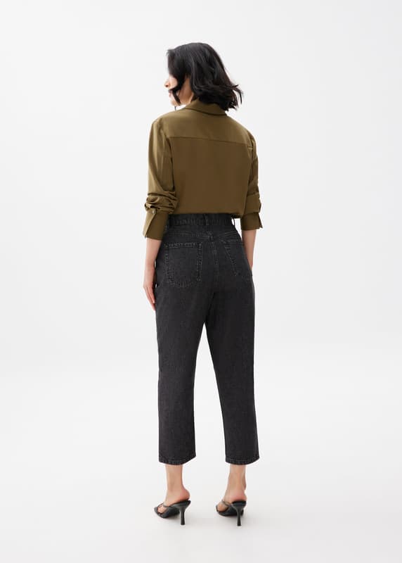 Flynn Cropped Mom Jeans - Image 4