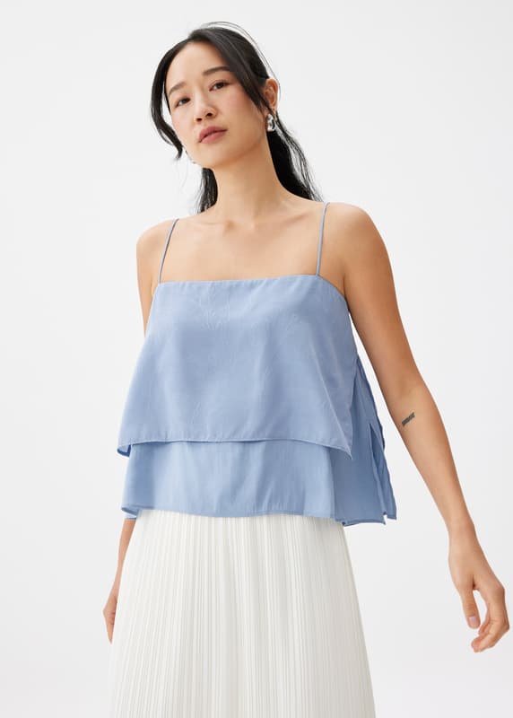 Layered Satin Camisole Top | Love, Bonito PH