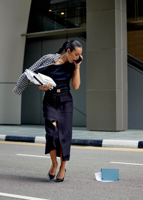Fitted Asymmetric Drape Top | Love, Bonito PH