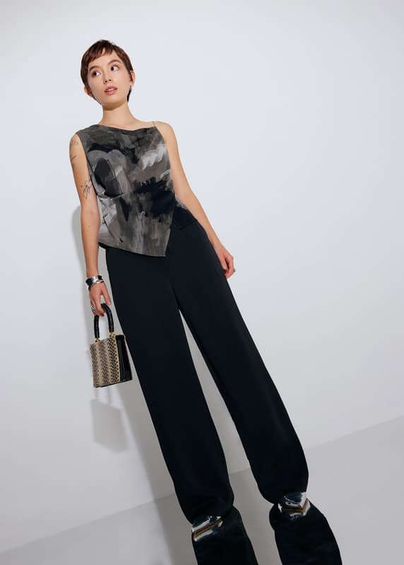 Asymmetric Satin Top | Love, Bonito SG