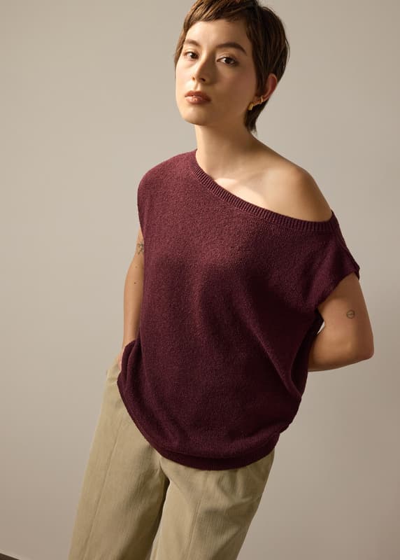Knit Relaxed Long Top | Love, Bonito SG