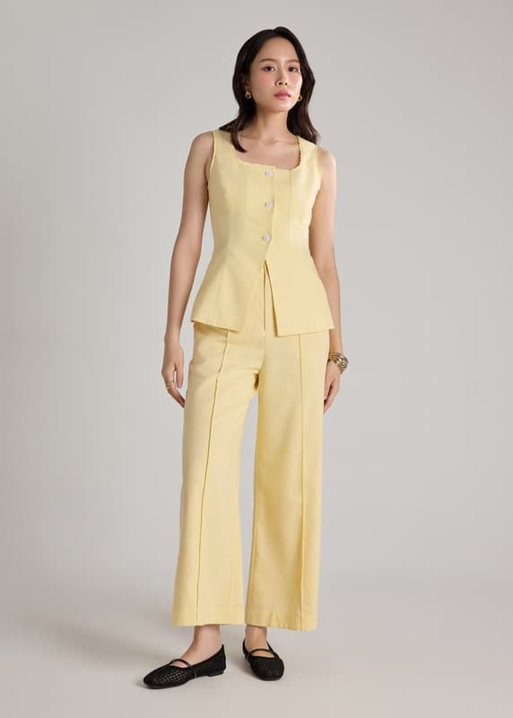 Lace Trim Fitted Top | Love, Bonito SG