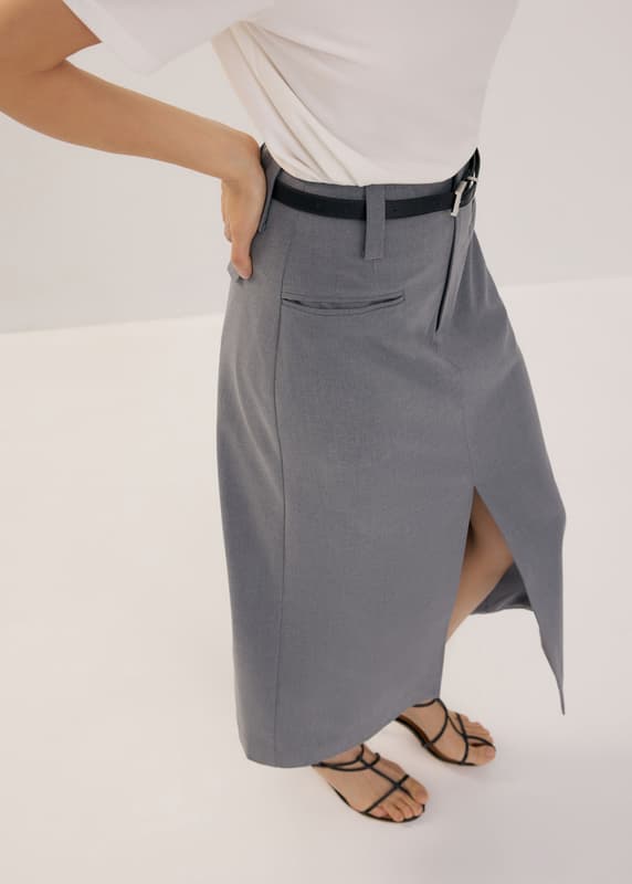 Tailored Column Midaxi Skirt | Love, Bonito PH