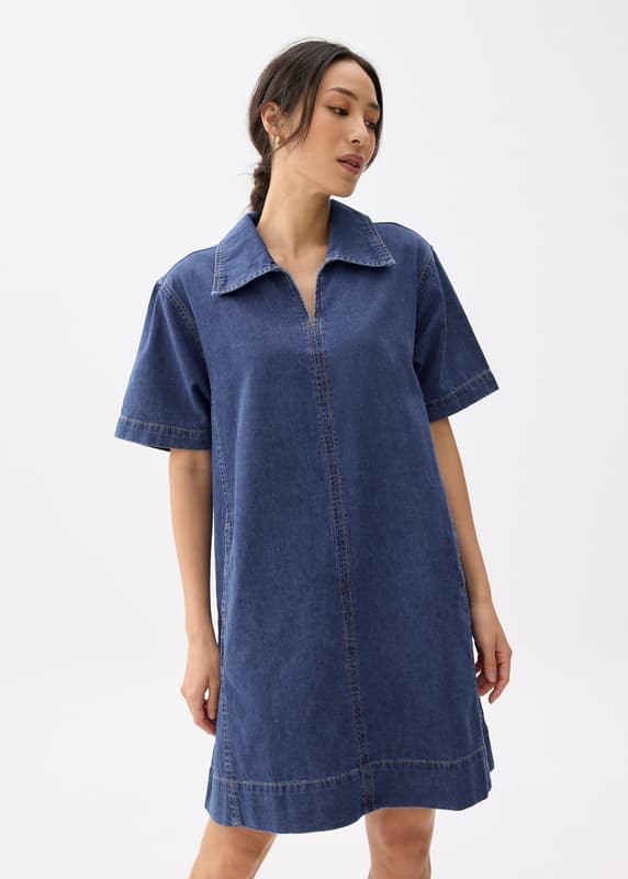 love bonito denim dress Chambray, redefined. As seen on @aliciaserena the ease of air, the look of denim