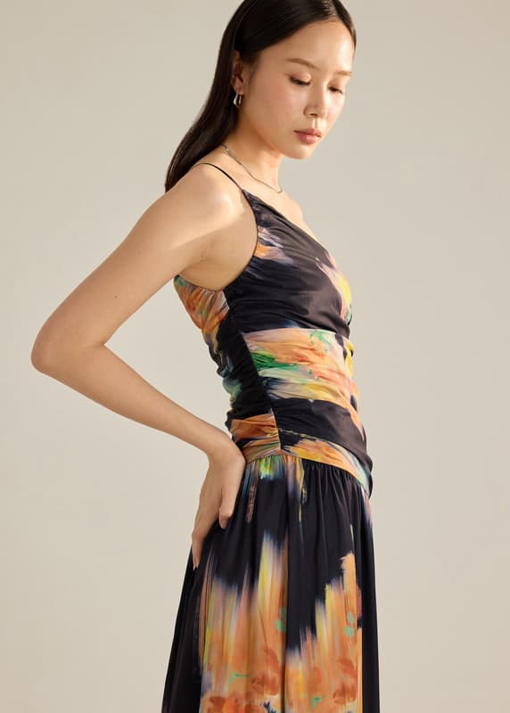 Toga Fit & Flare Dress in Summer Haze - Image 2