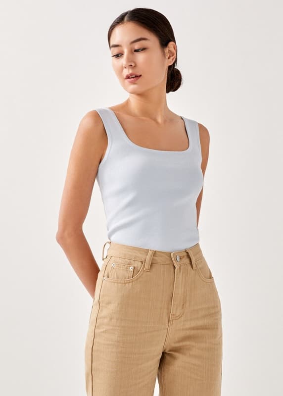 Quincy Square Neck Knit Tank | Love, Bonito INTL Quincy Square Neck Knit Tank | Love, Bonito INTL