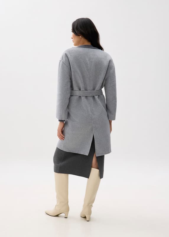 Reversible Wool Blend Coat | Love, Bonito INTL