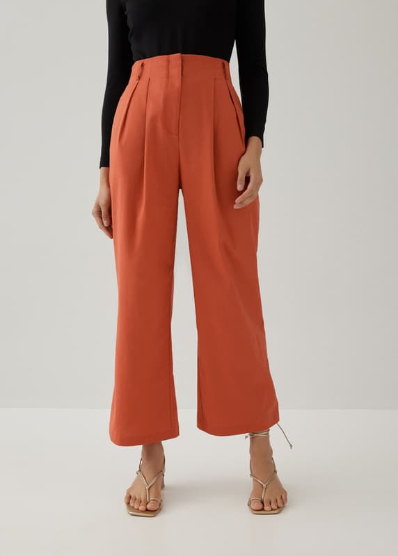 Zilla Linen Straight Leg Pants | Love, Bonito SG