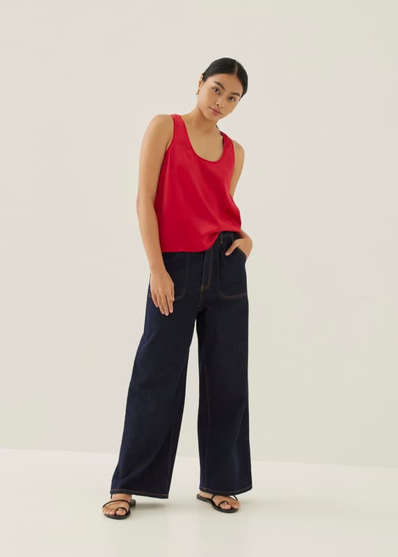 Laurice Satin Tank Top | Love, Bonito INTL