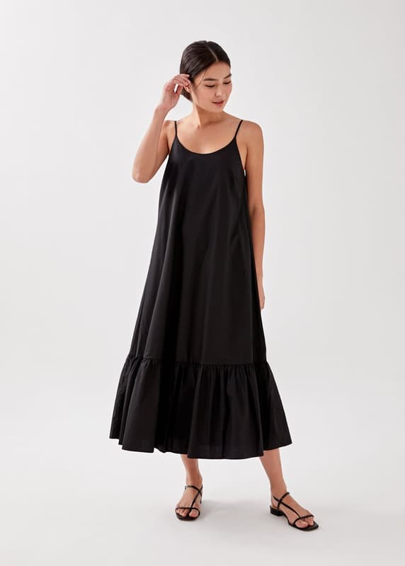 Philippa Cotton Ruffle Maxi Dress | Love, Bonito INTL
