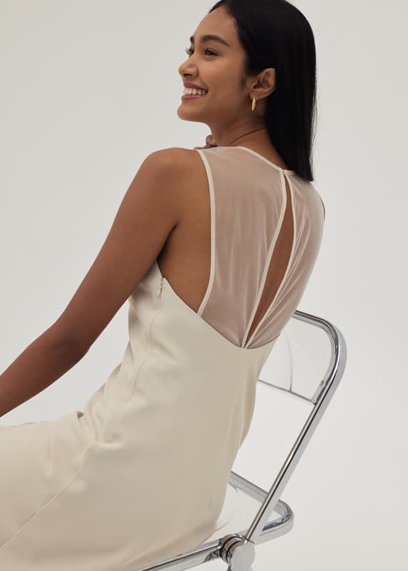 Talulah Padded Mesh Midi Dress | Love, Bonito SG