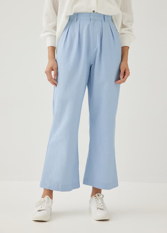 Violeta Cotton Kick Flare Pants | Love, Bonito PH