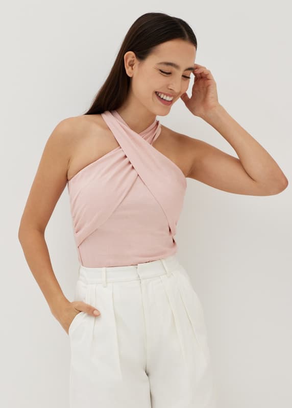 Lana Halter Neck Top | Love, Bonito HK