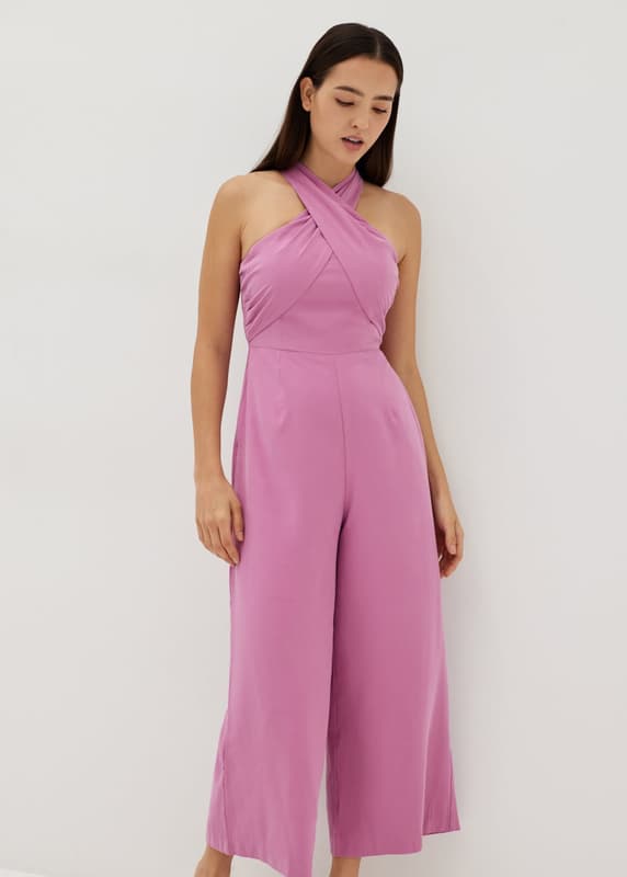 TIE WAIST STRAPLESS JUMPSUIT FAIR VERONA