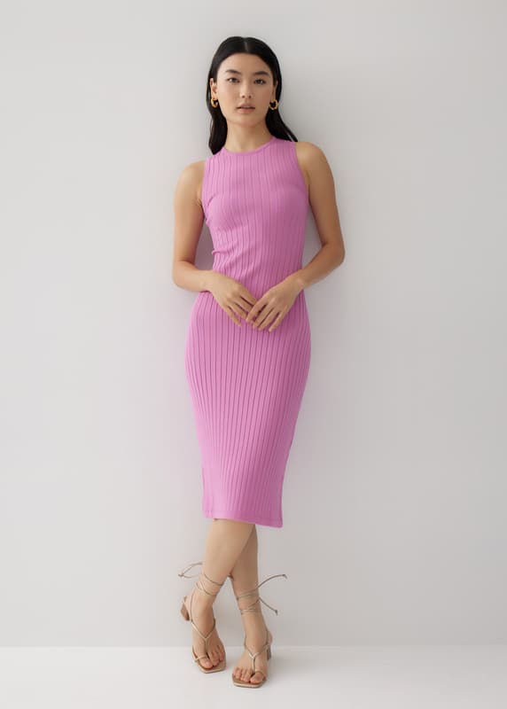 Prima Column Midi Knit Dress | Love, Bonito INTL