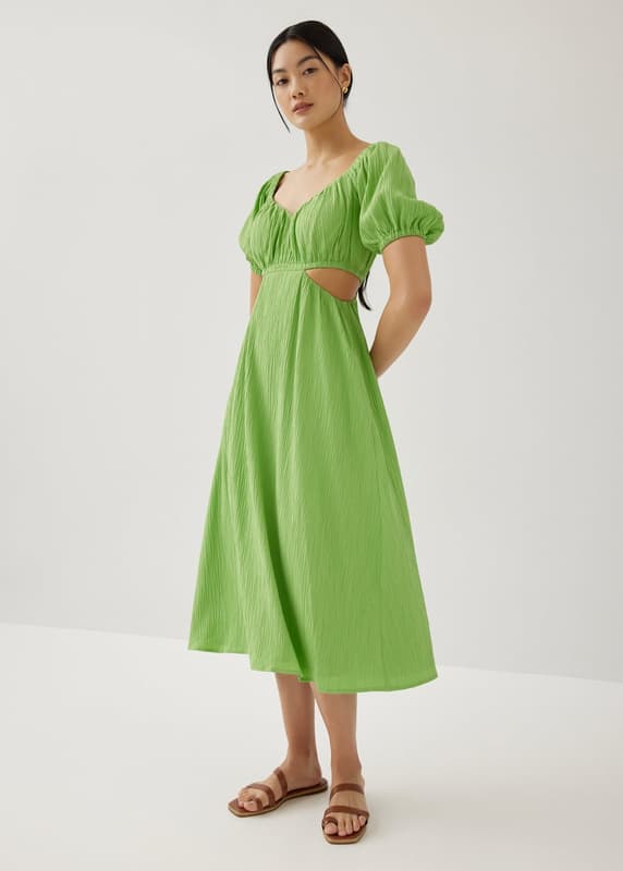 mint green two piece dress Evening Two-Piece Off-Shoulder Beaded Floor-Length Satin Gown 4915 by Clarisse 0 / Kiwi