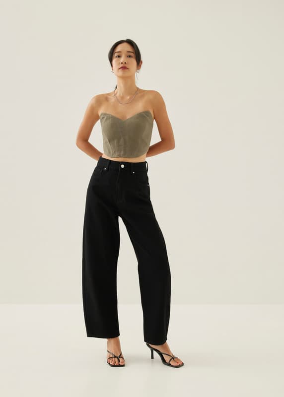 Olwyn Bustier Crop Top | Love, Bonito INTL