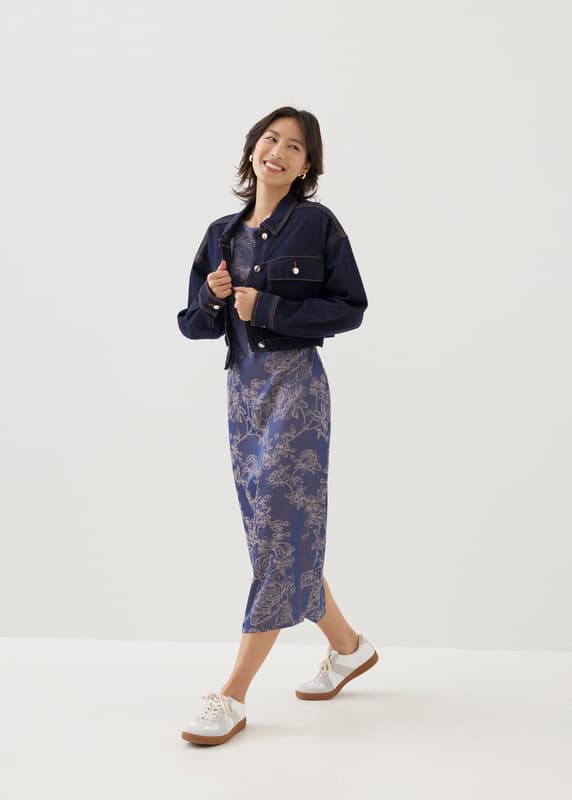 knee length dresses for ladies Kalani Midi Dress