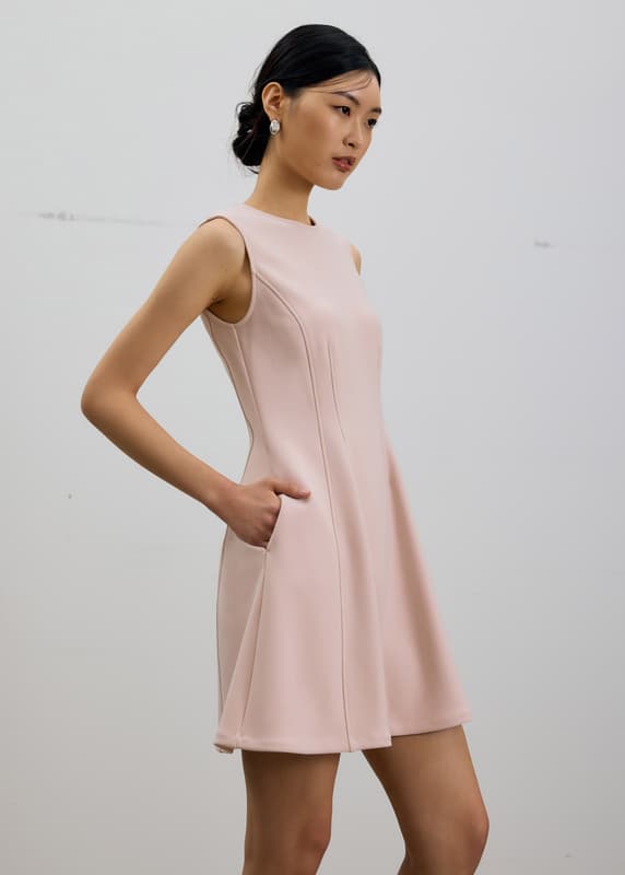 Hera Classic Panelled A-line Mini Dress