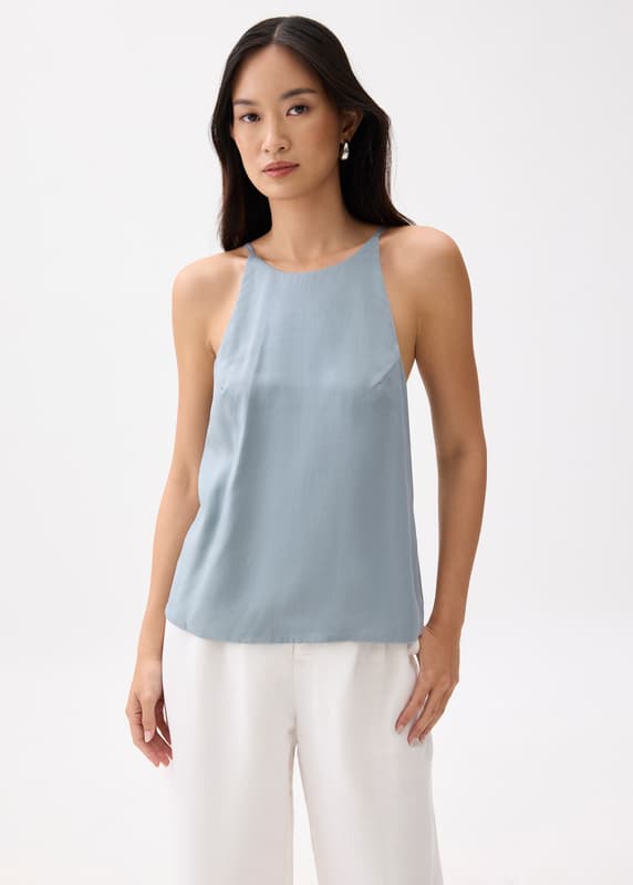 Round Neck Shell Camisole Top | Love, Bonito ID