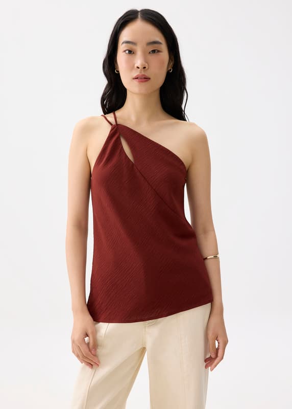 Asymmetric Cut Out Toga Top | Love, Bonito ID